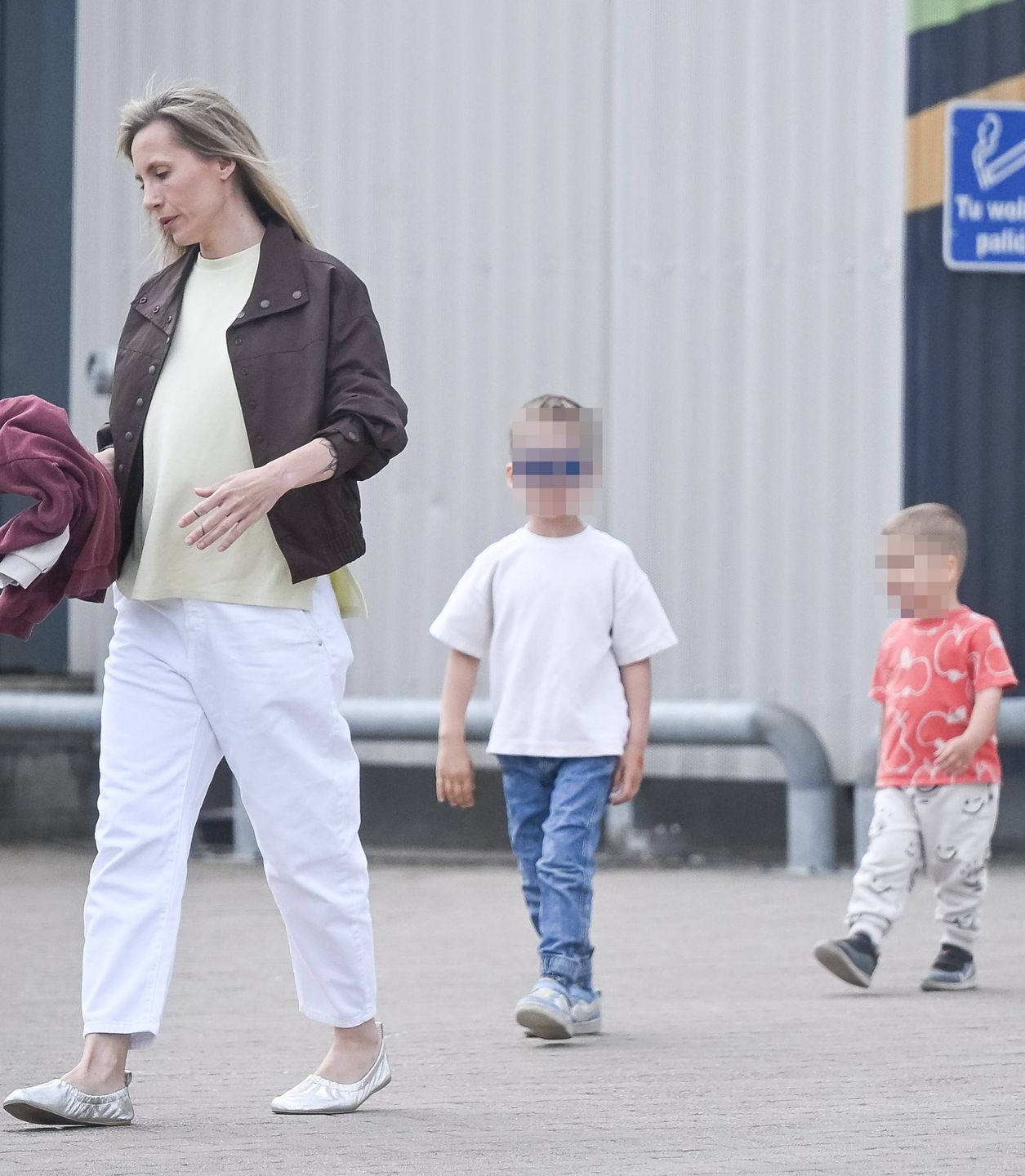 Pola Wiśniewska odwiedziła studio Polsatu w towarzystwie synów