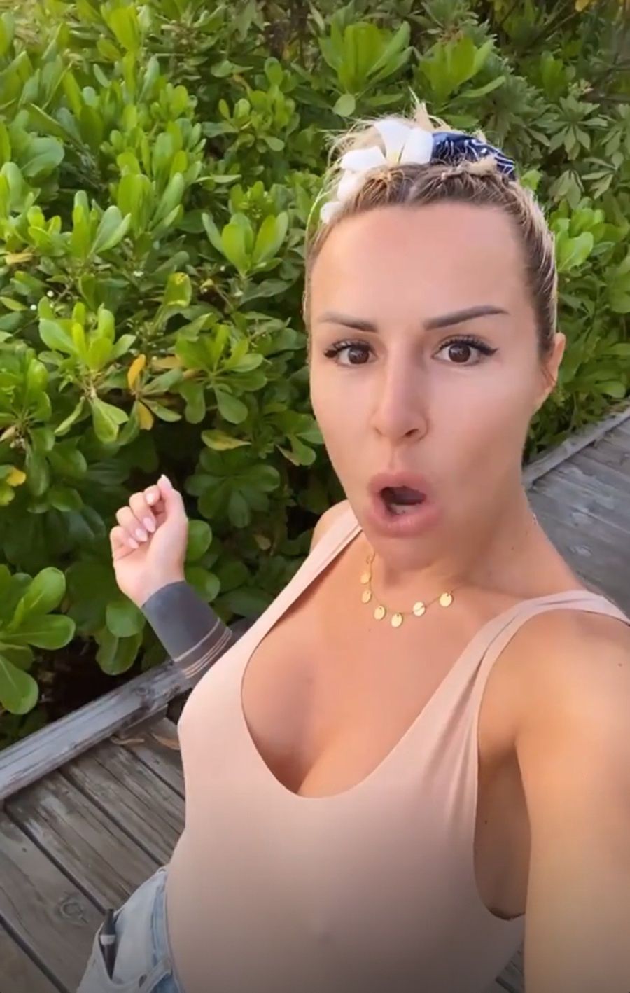 Blanka Lipińska na Malediwach