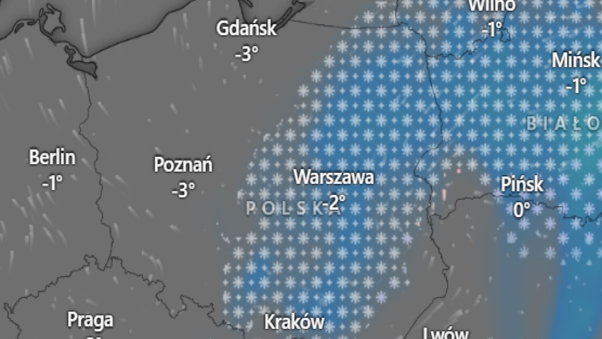 Z prognoz wynika, że przed nami mroźna noc