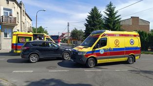 Lublin: Kolejny wypadek z udziałem motocyklisty. Dwie osoby poszkodowane