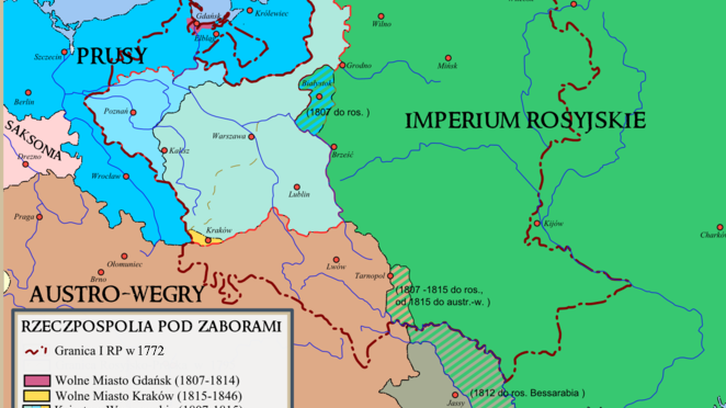 Ziemie I Rzeczypospolitej w 1815