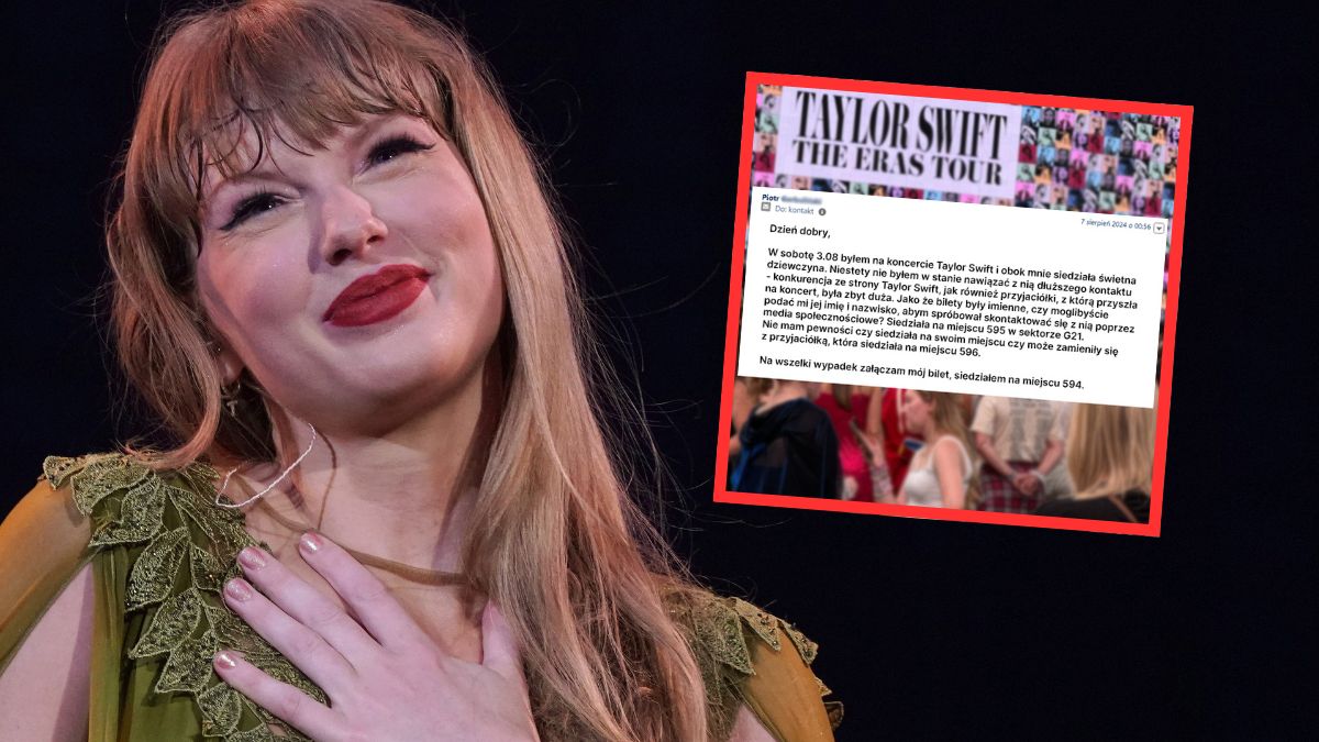 Fan poszukuje kobiety, którą spotkał na koncercie Taylor Swift