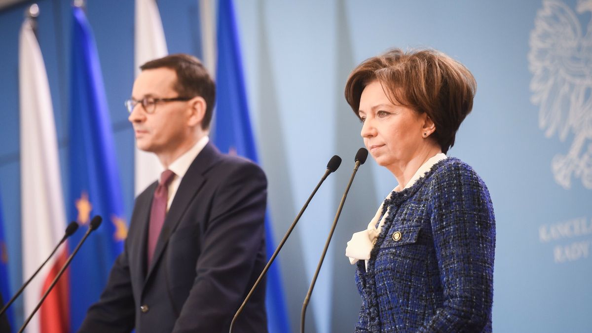 Posiedzenie Rady Rodziny
16.12.2019 Warszawa Posiedzenie Rady Rodziny  fot Zbyszek Kaczmarek/REPORTER
n/z: Mateusz Morawiecki, Marlena Malag
Zbyszek Kaczmarek/REPORTER