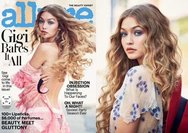 Romantyczna Gigi Hadid na okładce "Allure"