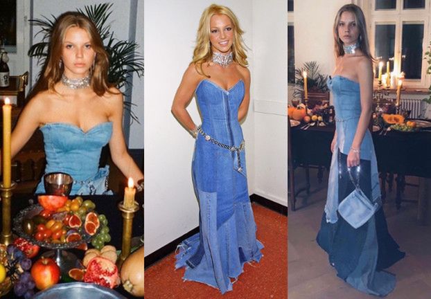 Iga Lis przebrała się za... BRITNEY SPEARS. "Nowe życie dla siedmiu par dżinsów z lumpeksu" (FOTO)
