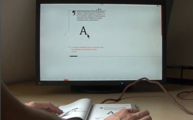 Elektrobiblioteka – polski pomysł na sterowanie komputerem za pomocą książki