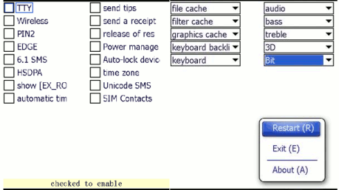 Podkręcony Windows Mobile 1