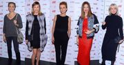Gwiazdy na premierze spektaklu ,,Pozytywni": Małgorzata Domagalik, Weronika Książkiewicz, Katarzyna Zielińska