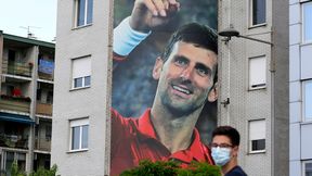 Tenis. Skandaliczny napis na murze. Chuligani życzą śmierci Djokoviciowi
