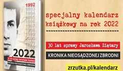 Powstał specjalny kalendarz na 2022 rok, który upamiętni Jarosława Ziętarę