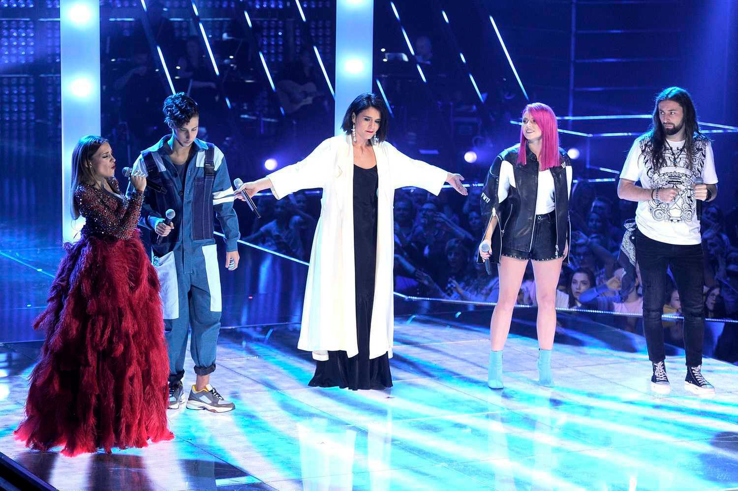 scena z: Maja Kapłon, Michał Szczygieł, Jessie Ware, Marta Gałuszewska, Łukasz Łyczkowski, SK:, , fot. Gałązka/AKPA