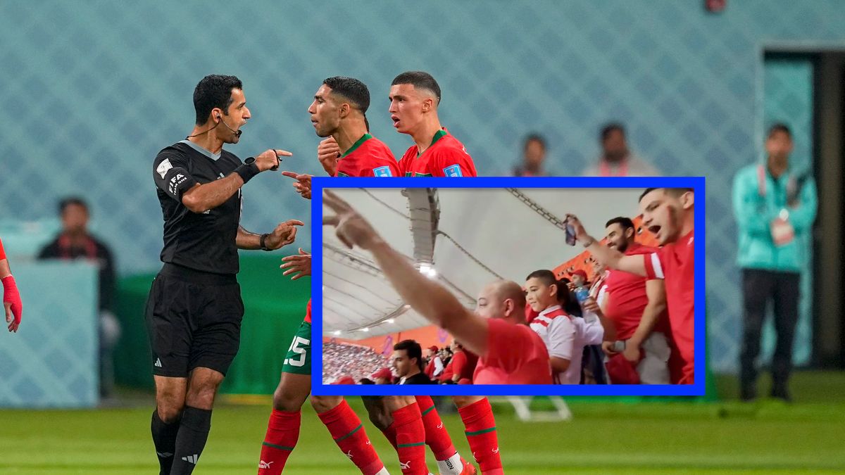 Getty Images / Richard Sellers/Getty Images / TT / Nie tylko piłkarze, ale i kibice afrykańskiej drużyny byli wściekli na sędziego meczu o 3. miejsce MŚ.