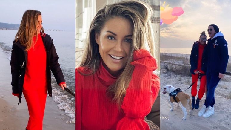 Małgorzata Rozenek i Radosław Majdan pozdrawiają z rodzinnego wyjazdu