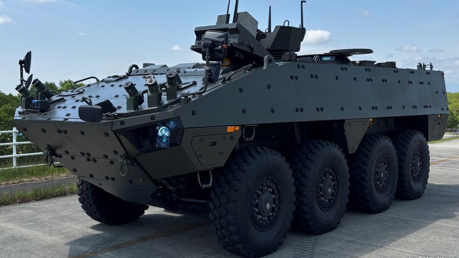 Pierwsza seryjnie wyprodukowana w Japonii Patria AMV XP.