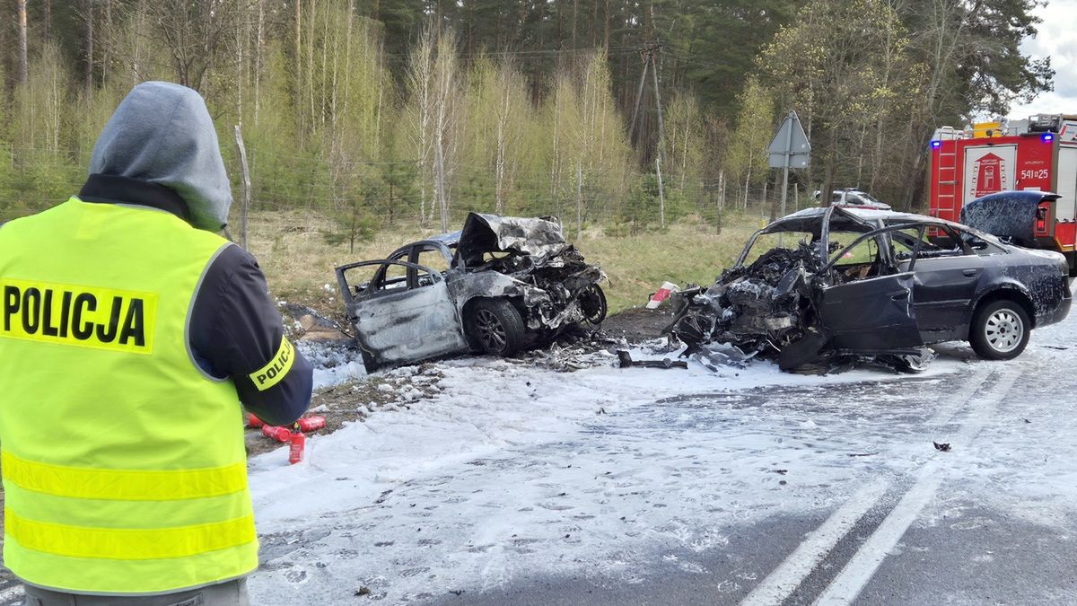 Miejsce tragedii na DK58