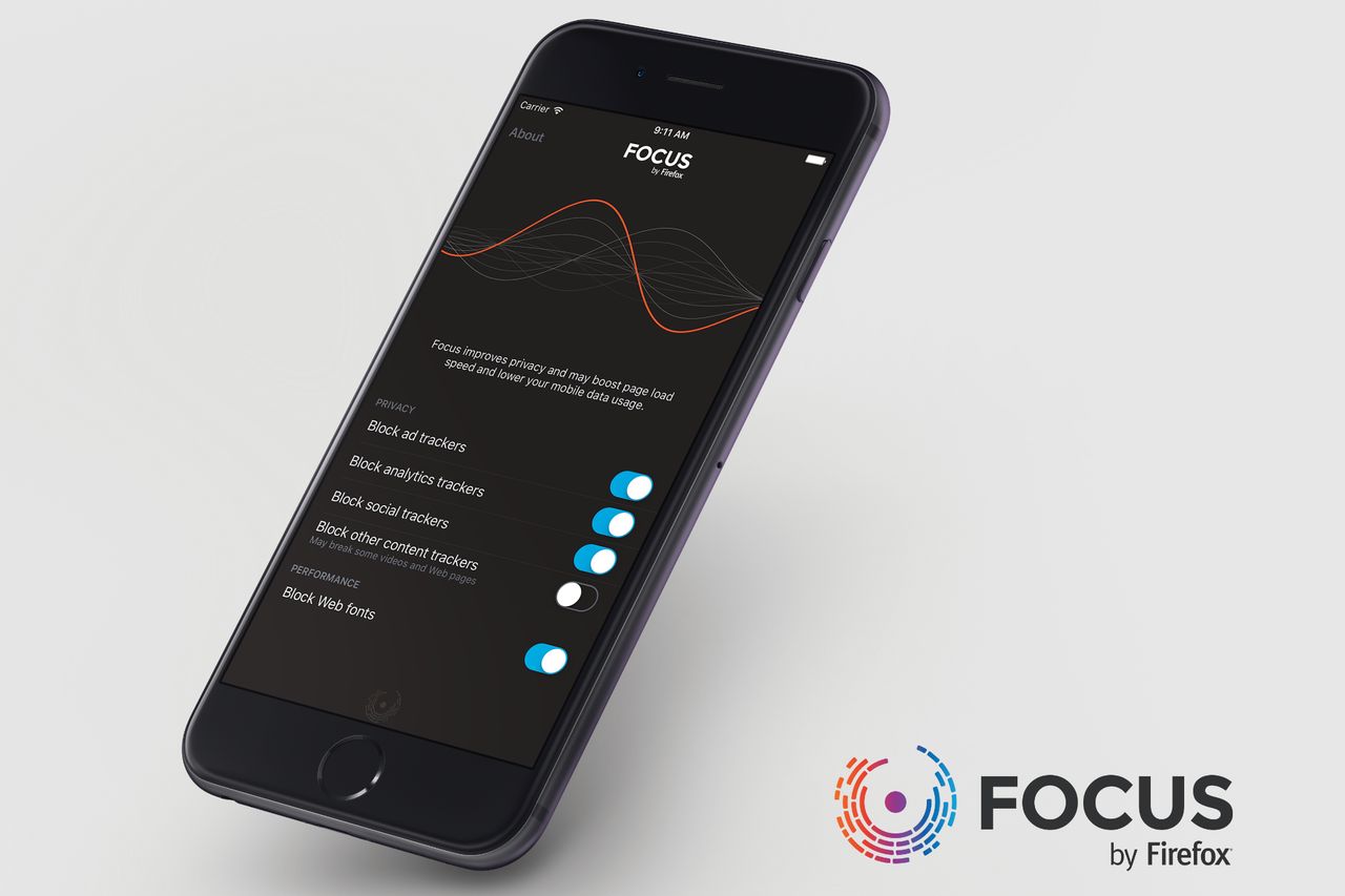 Firefox Focus dla iOS: przeglądaj strony bez śledzenia i po polsku