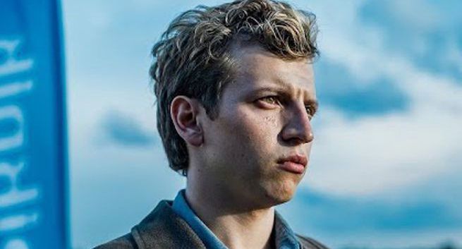 Maciej Musiałowski buduje sterowiec w filmie "Polot"