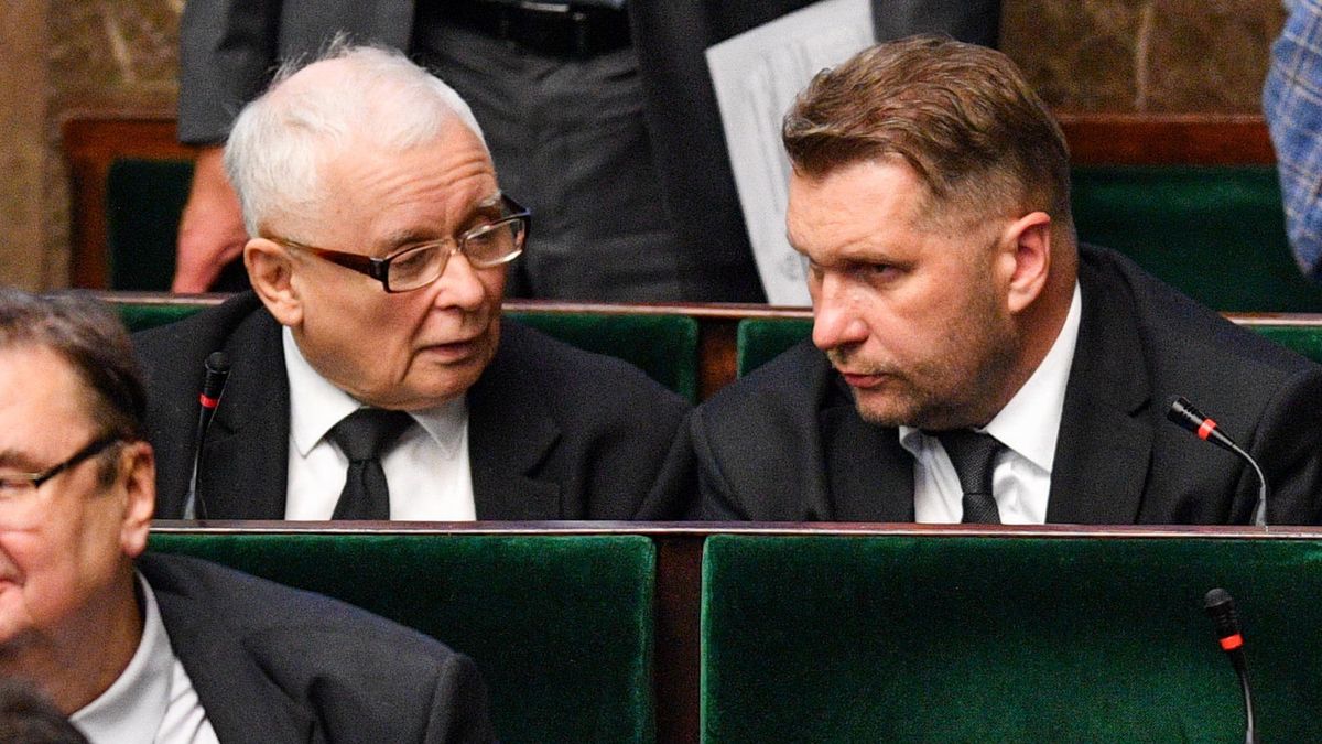 Jarosław Kaczyński w Sejmie