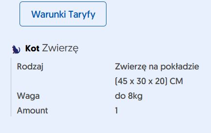 Po zakupie biletu dla pupila, w naszej rezerwacji pojawi się taka adnotacja