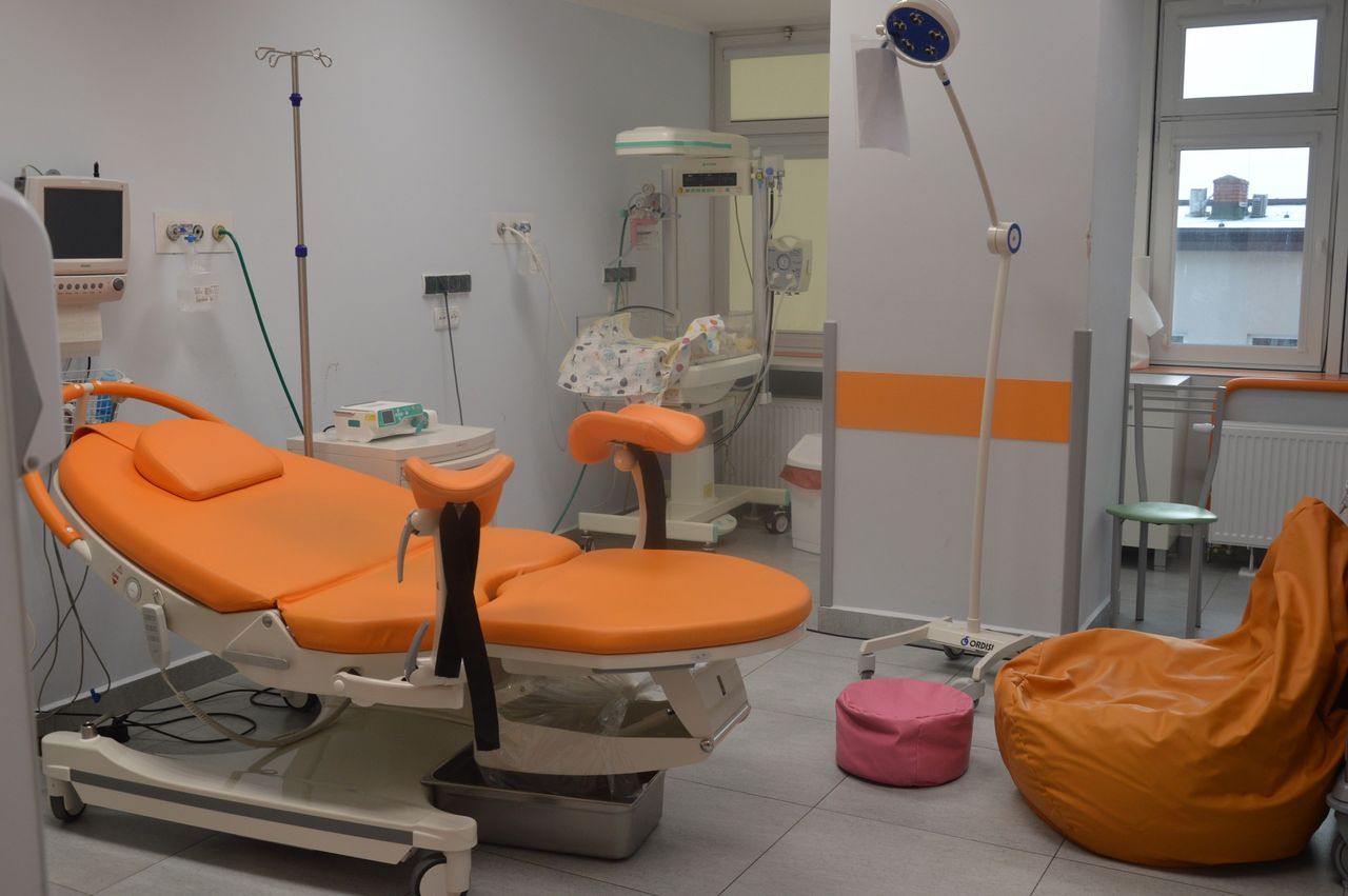 Zajęcia w szkole rodzenia w Wojewódzkiego Szpitala Zespolonego w Płocku