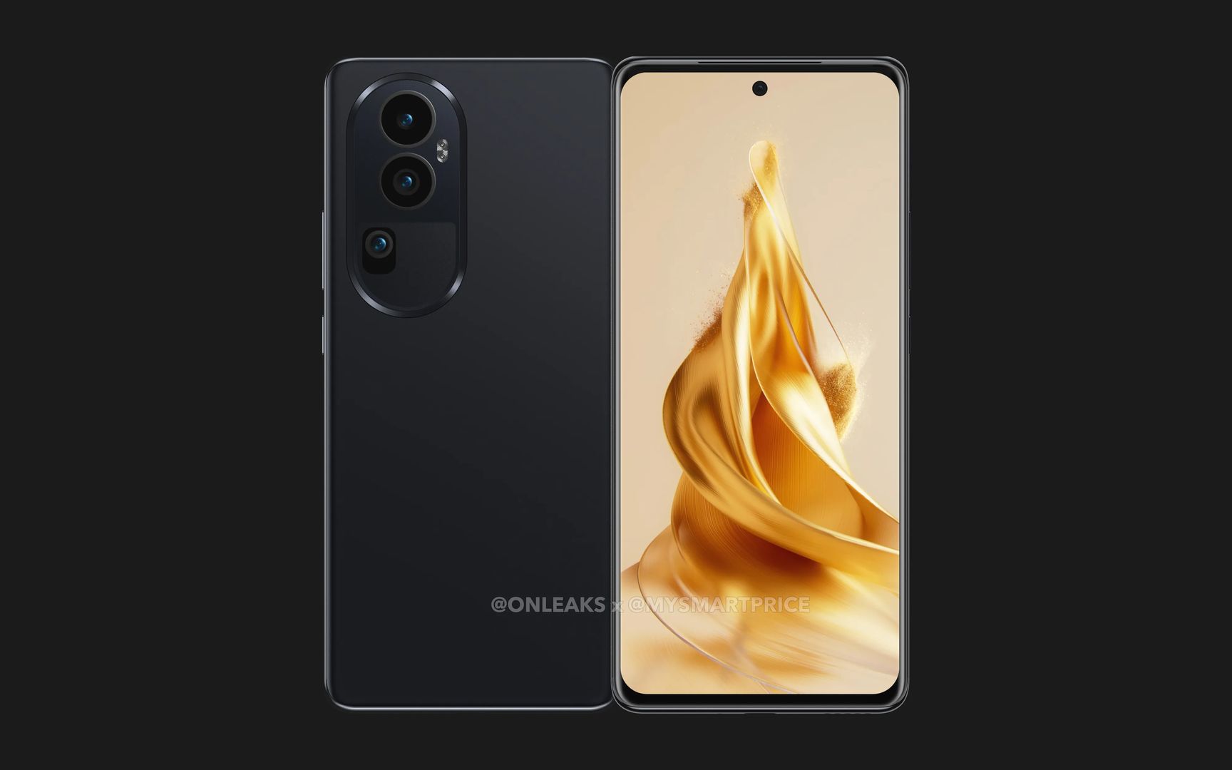 OPPO Reno 10 Pro: wizualizacja na podstawie przecieków