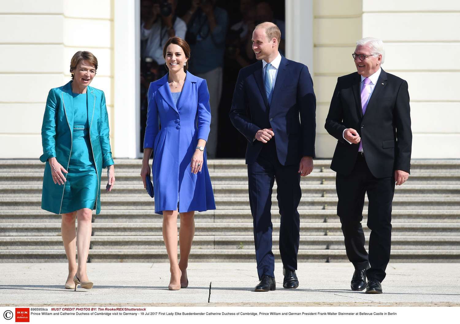 Księżna Kate i książę William - Berlin 2017