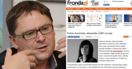 Fronda o śmierci działaczki feministycznej: "Prośmy Boga, żeby przebaczył jej ZŁO, KTÓRE WYRZĄDZIŁA"...