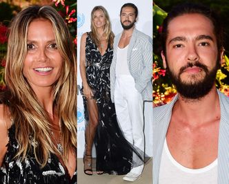 Heidi Klum i gitarzysta Tokio Hotel razem na gali we włoskim kurorcie