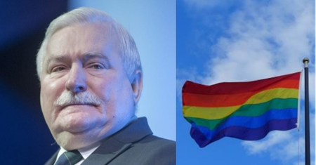 Lech Wałęsa o osobach LGBT: "Nie mogą chodzić za paluszki po mieście i BAŁAMUCIĆ MOJE WNUKI"