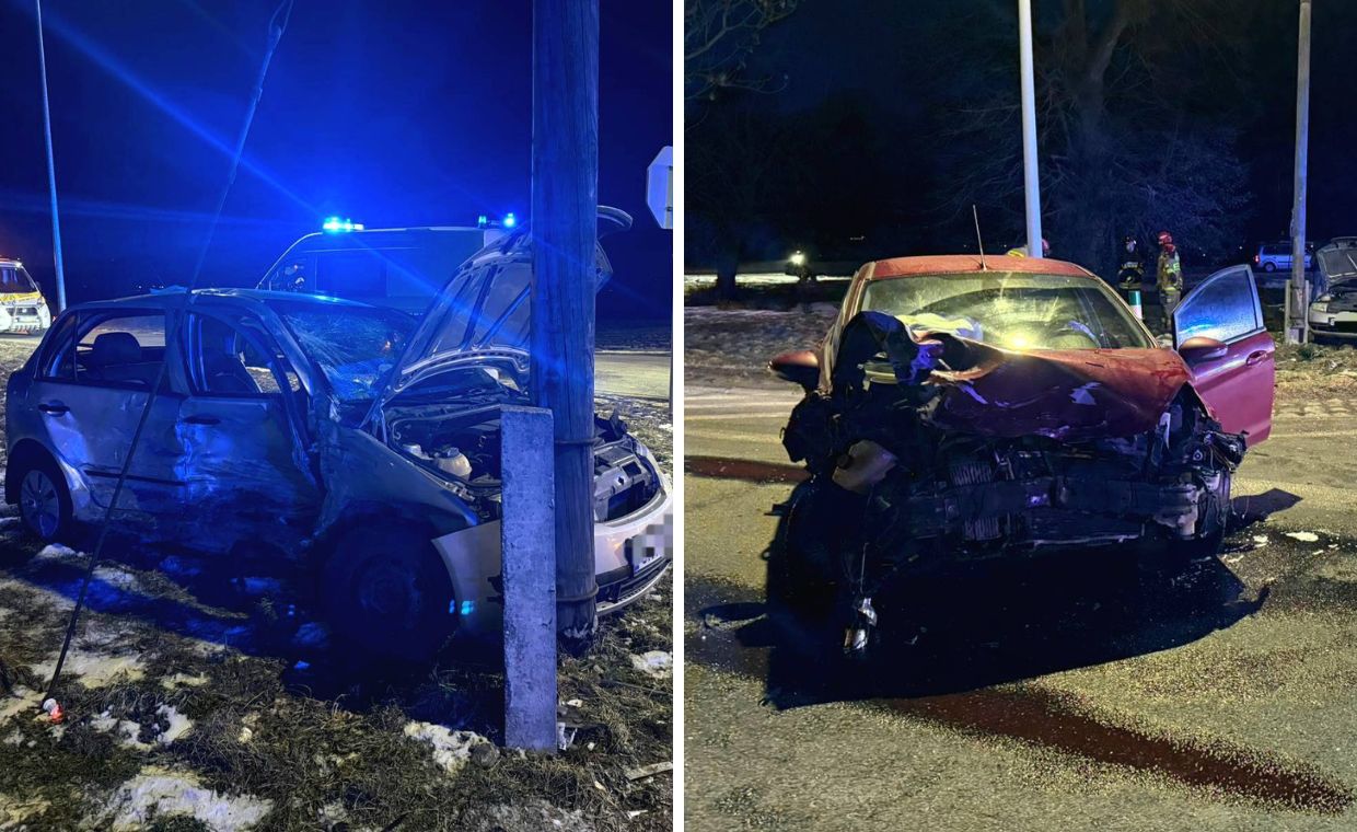 Wypadek pod Toruniem. Pojazdem jechali policjanci