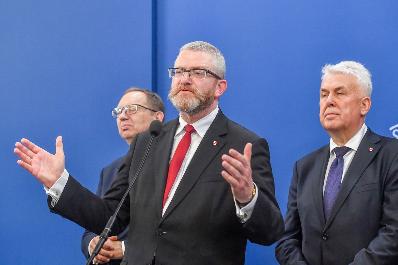 Polityczna zapowiedź Brauna. Mówił o "radosnym momencie" i "pięknej chwili"