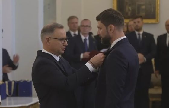 Na koniec Andrzej Duda odznaczył swoich. Ordery dla byłego szefa RDC i brata Michała Rachonia