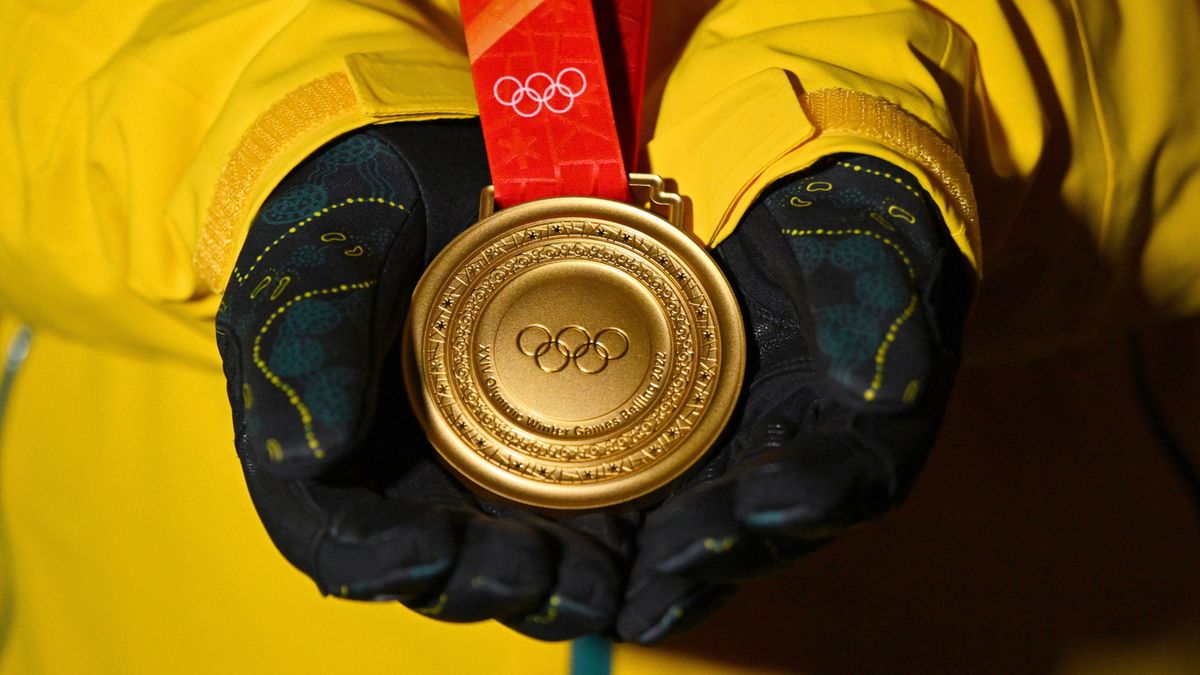 PAP/EPA / DAN HIMBRECHTS / Na zdjęciu: złoty medal olimpijski