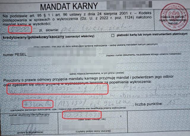 Fot.  Policja Łuków