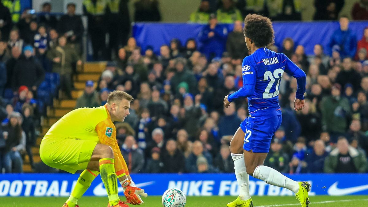 Newspix / EXPA / Na zdjęciu: Artur Boruc (z lewej) i Willian