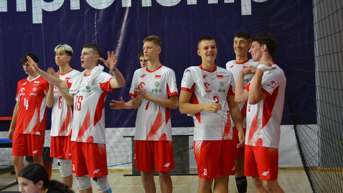 Materiały prasowe / CEV / Na zdjęciu: reprezentacja Polski U-16