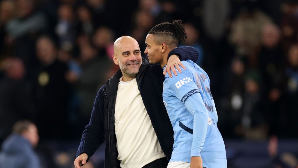 Getty Images /  Carl Recine / Na zdjęciu: Pep Guardiola i Manuel Akanji