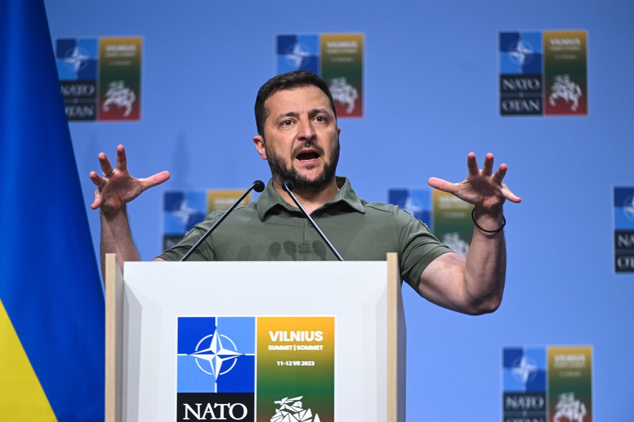 Napięcie na linii Kijów-Warszawa. Zełenski zamieścił wpis
