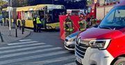 Autobus uderzył w pieszą. Kobieta nie żyje