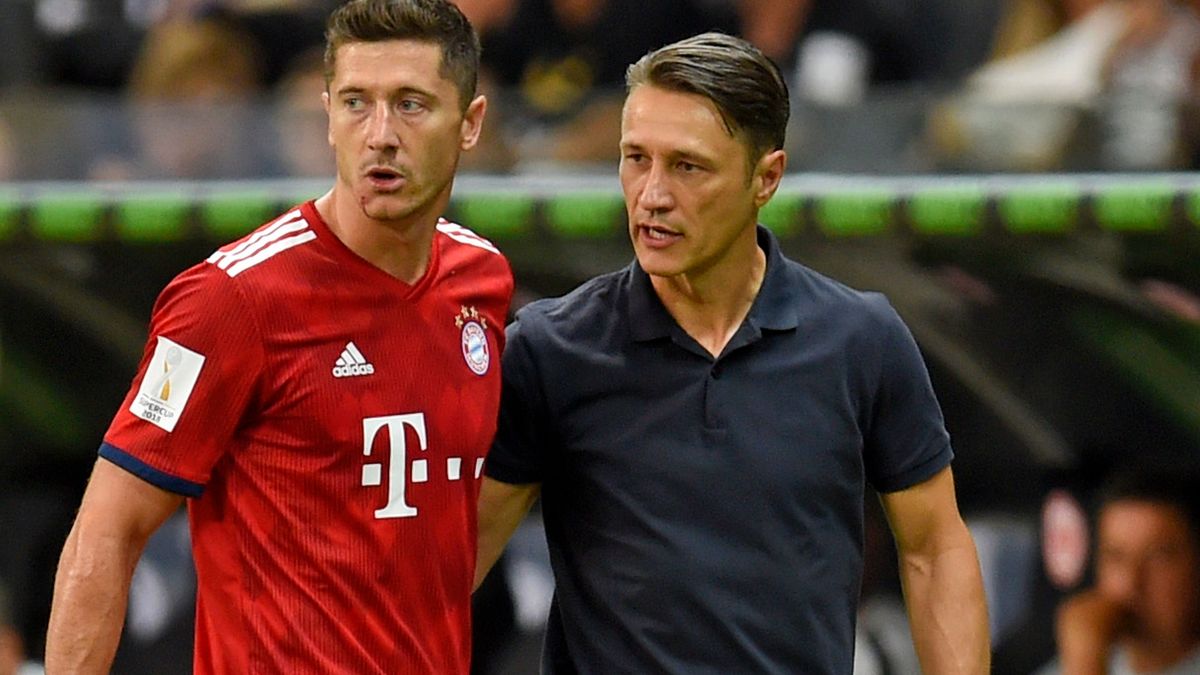 Robert Lewandowski i Niko Kovac 