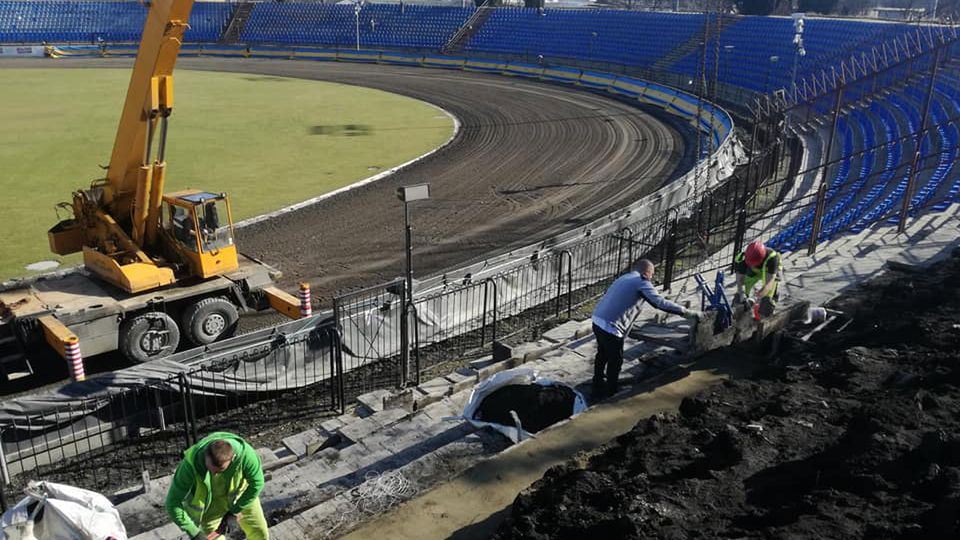 Facebook / Speed Car Motor Lublin / Stadion MOSiR w Lublinie przechodzi zmiany.