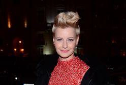 Małgorzata Kożuchowska jako "Lady in Red" na gali 25-lecia Polsatu