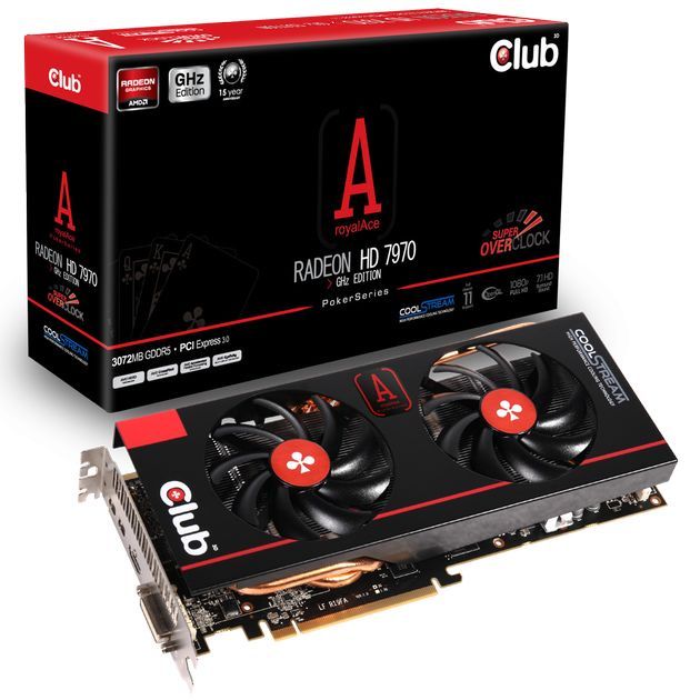 Club3D Radeon HD 7970 royalAce karta graficzna zdjęcie opakowanie