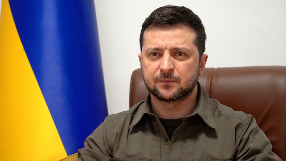Wojna w Ukrainie - konferencje prezydenta Ze?enskiegoUkrainian President Volodymyr Zelensky addresses the German lower house of parliament Bundestag via video link from Kyiv on March 17, 2022. (Photo by Handout / UKRAINE PRESIDENCY / AFP) / RESTRICTED TO EDITORIAL USE - MANDATORY CREDIT "AFP PHOTO / Ukraine presidency / handout" - NO MARKETING NO ADVERTISING CAMPAIGNS - DISTRIBUTED AS A SERVICE TO CLIENTSHANDOUT