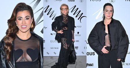 Tłum celebrytów na pokazie MMC: wyzwolona Maja Hyży, mroczna Joanna Racewicz, Olga Bołądź w woalce... (ZDJĘCIA)