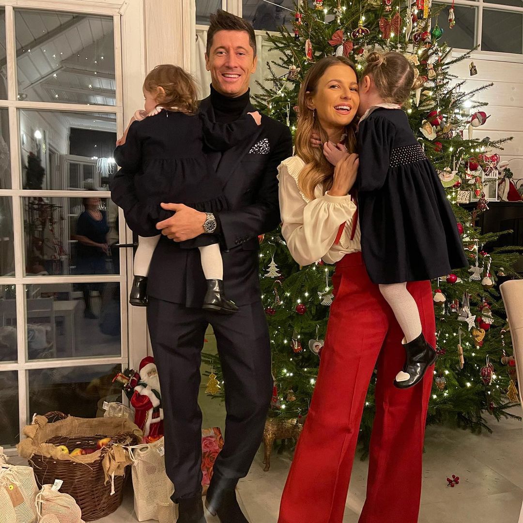 Anna i Robert Lewandowscy – Wigilia 2021