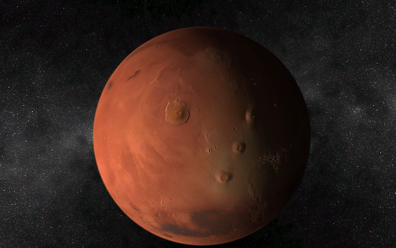 Solar System – Mars 3D. Wygaszacz z Czerwoną planetą za darmo