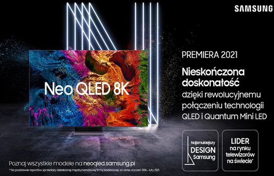Samsung w kampanii „Nieskończona doskonałość” reklamuje telewizory Neo QLED