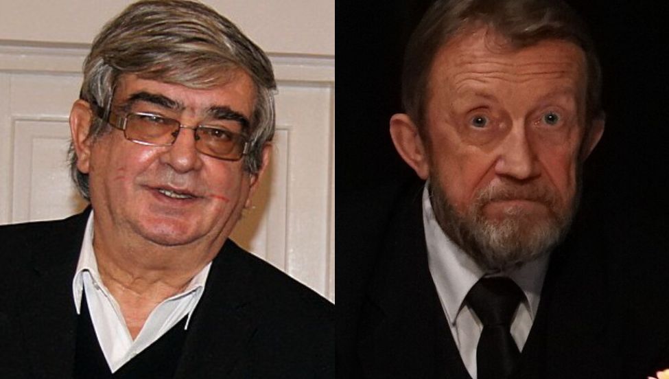 Jerzy Derfel (po lewej), Edward Linde-Lubaszenko (po prawej)