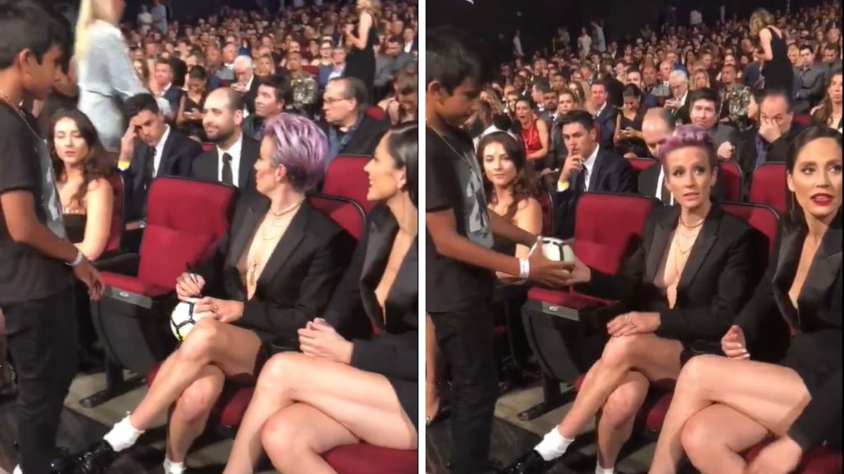 Megan Rapinoe ignoruje kibica